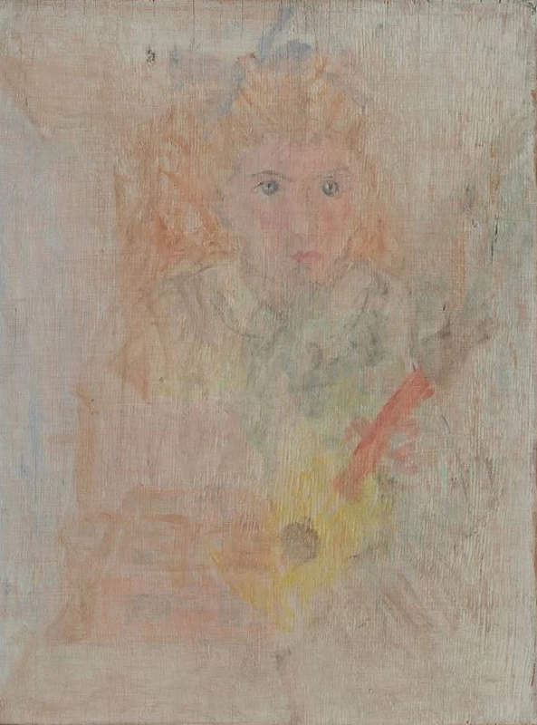 Bambina con chitarra - Palazzo Pellegrini a S. Cecilia, Verona